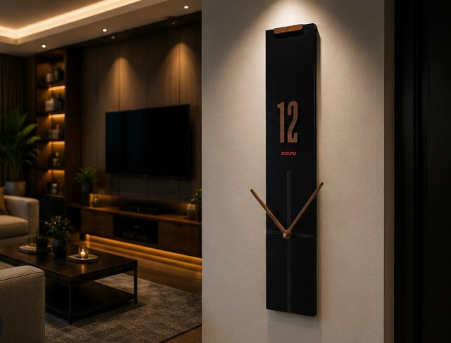 -VERTEX LUXE  فخامة الخشب بتصميم هندسي إستثنائي        ساعة   BRAND ZOUQ-CODE: W011WO-B