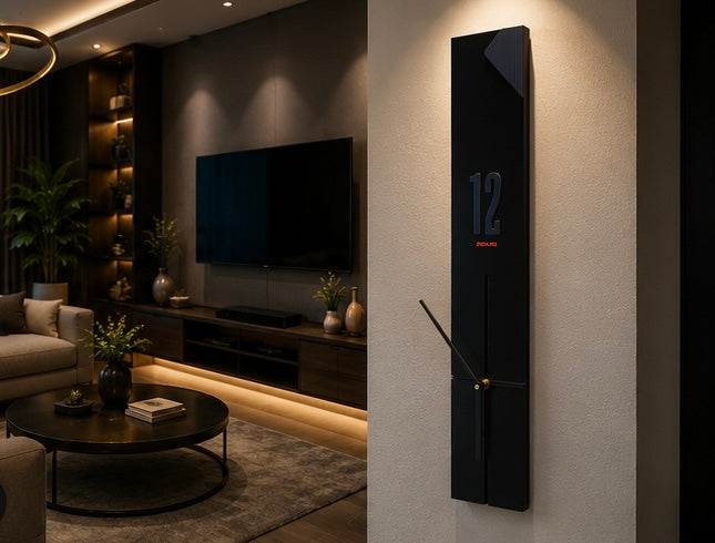 CODE : WO18BL-B ساعة VERTEX LUXE – فخامة الخشب بتصميم هندسي استثنائي BRAND ZOUQ