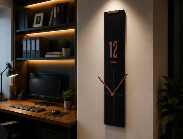-VERTEX LUXE  فخامة الخشب بتصميم هندسي إستثنائي        ساعة   BRAND ZOUQ-CODE: W011WO-B