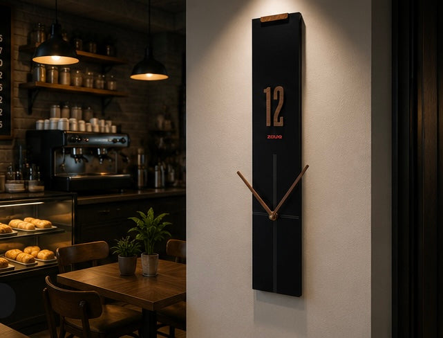 -VERTEX LUXE  فخامة الخشب بتصميم هندسي إستثنائي        ساعة   BRAND ZOUQ-CODE: W011WO-B