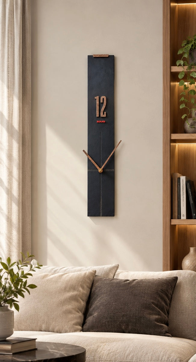 -VERTEX LUXE  فخامة الخشب بتصميم هندسي إستثنائي        ساعة   BRAND ZOUQ-CODE: W011WO-B