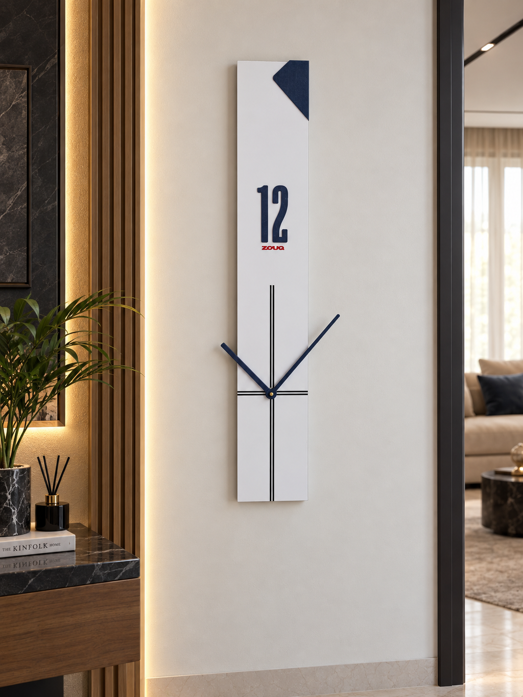 ساعة VERTEX LUXE – فخامة الخشب بتصميم هندسي استثنائي BRAND ZOUQ-CODE : WO16BL-W
