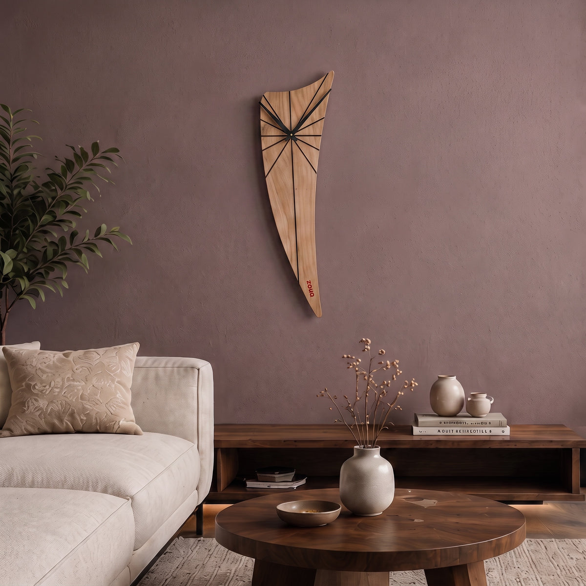 ساعة حائط ديكورية مودرن  WING BRAND ZOUQ