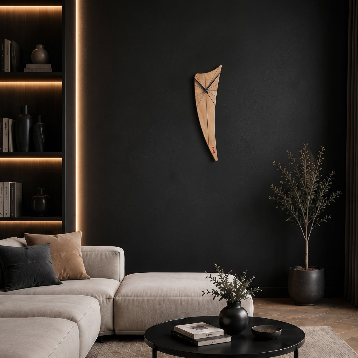 ساعة حائط ديكورية مودرن  WING BRAND ZOUQ