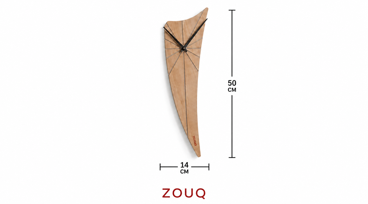 ساعة حائط ديكورية مودرن  WING BRAND ZOUQ